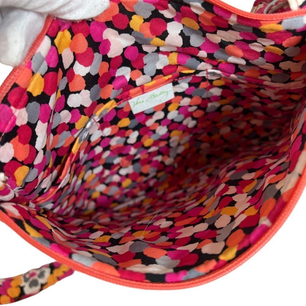 VERA BRADLEY Pixie Blooms Hipster Crossbody Shoulder Bag Pink Floral Quilted - Picture 6 of 10